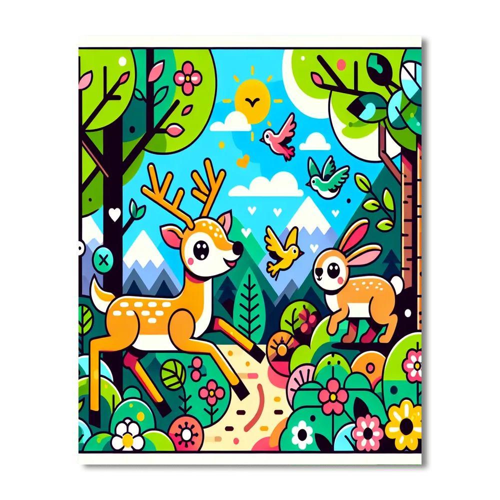 Nature Explorer Paint By Numbers Art