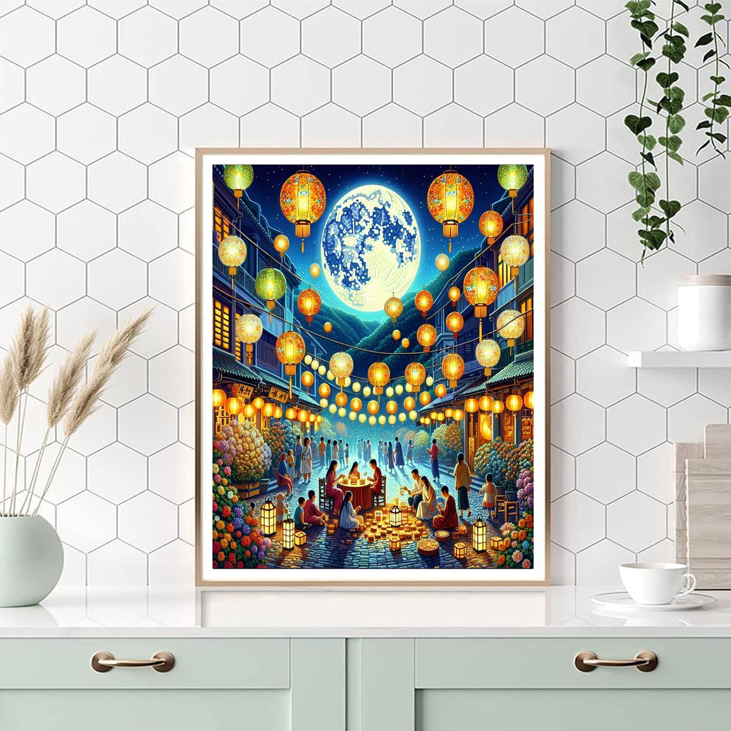 Mid-autumn Festival - Hong Kong Paint By Color