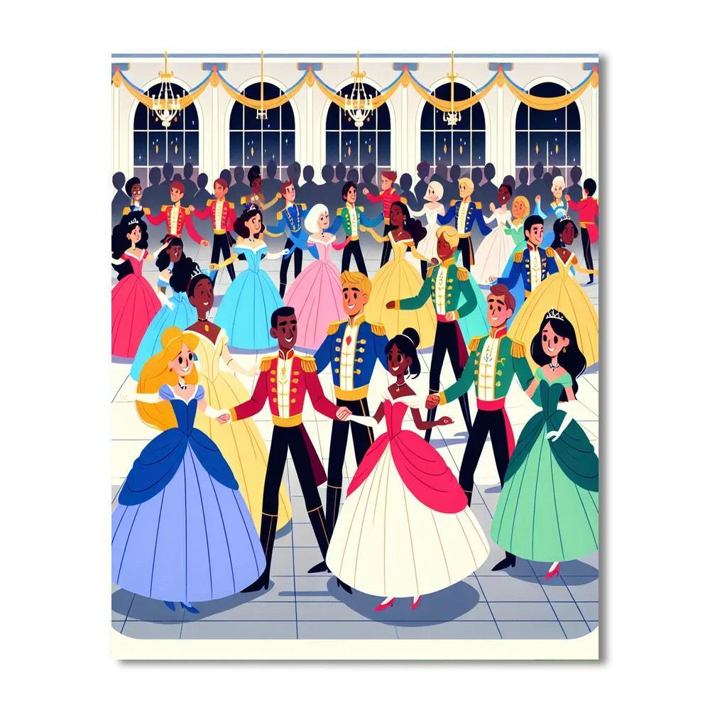 Royal Fairy Tale Ball Paint By Number