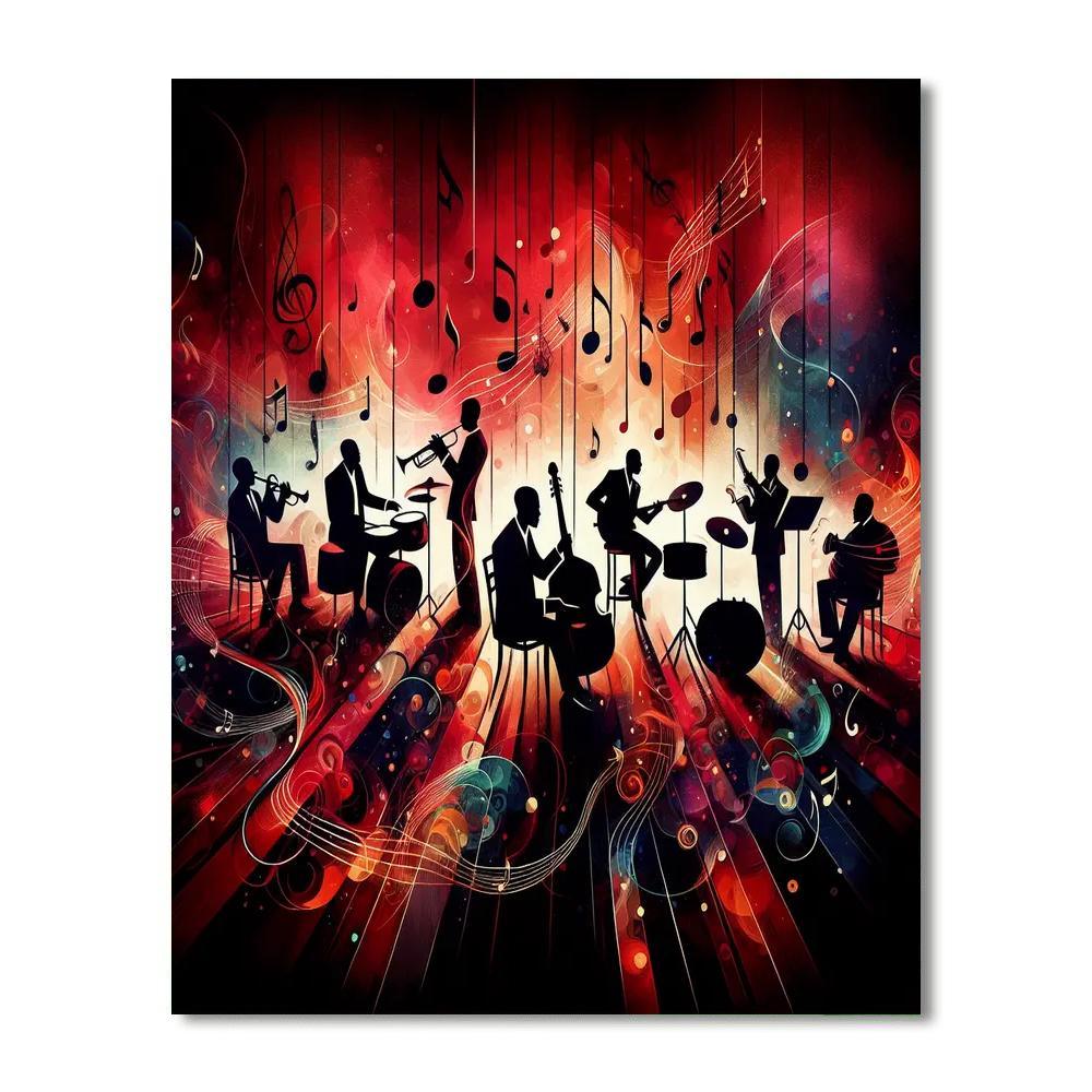 Jazz Club Nightlife Paint By Numbers Art
