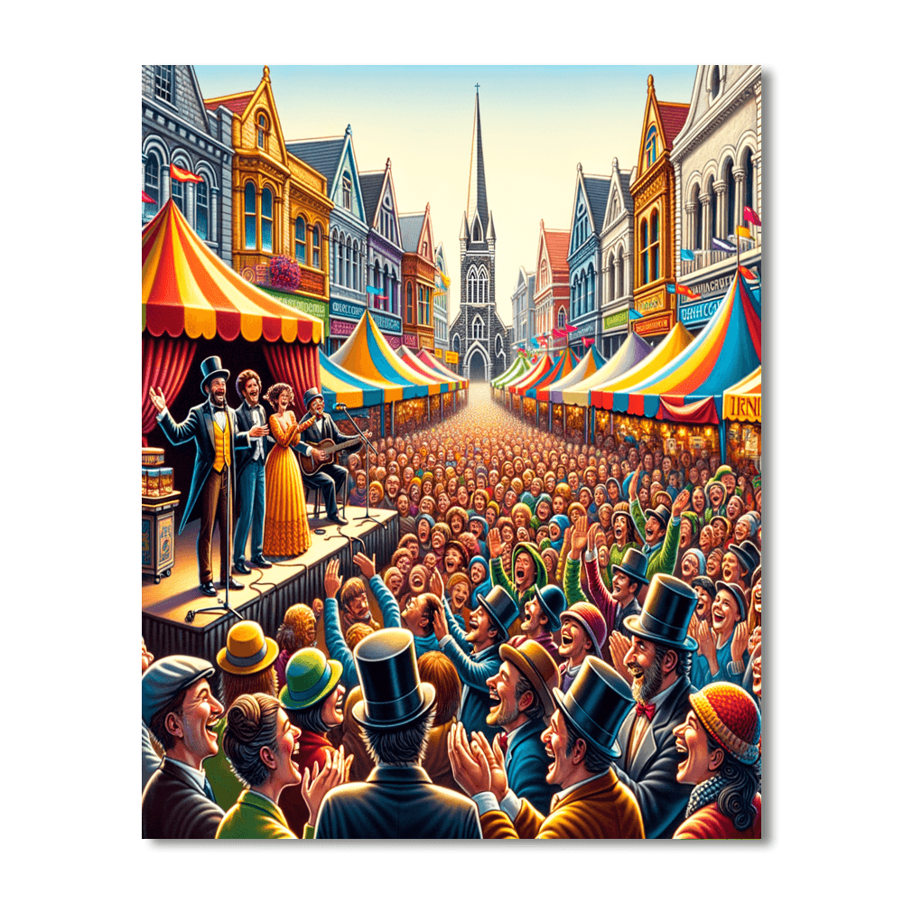 The World Buskers Festival Paint By Number