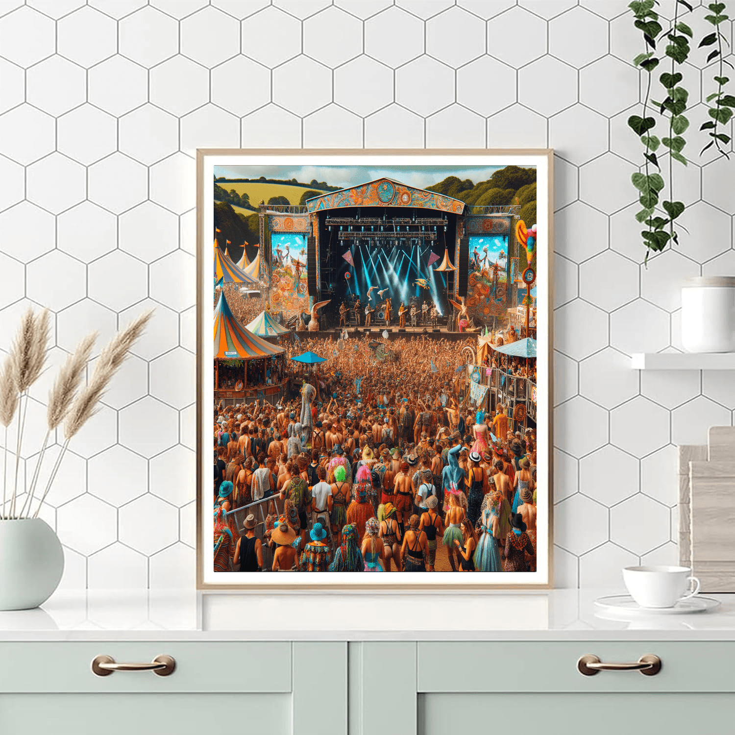 Glastonbury Festival - United Kingdom Paint By Numbers Art