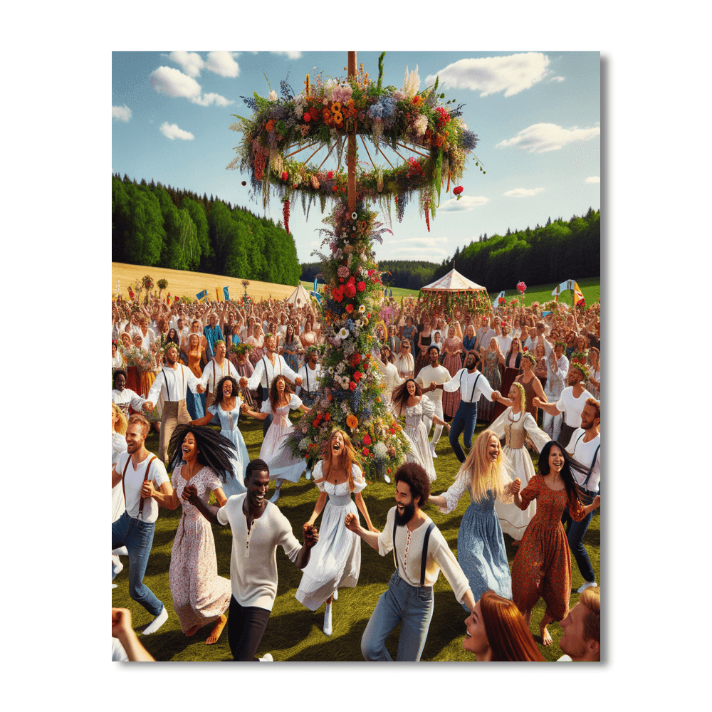 Midsummer Celebration Painting By Numbers Kit
