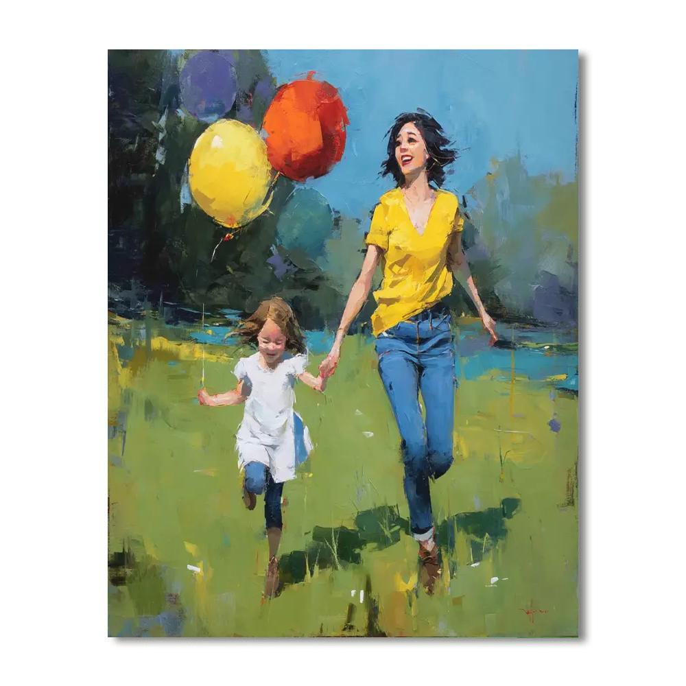 Merry Moments Of Motherhood Painting Number Kit