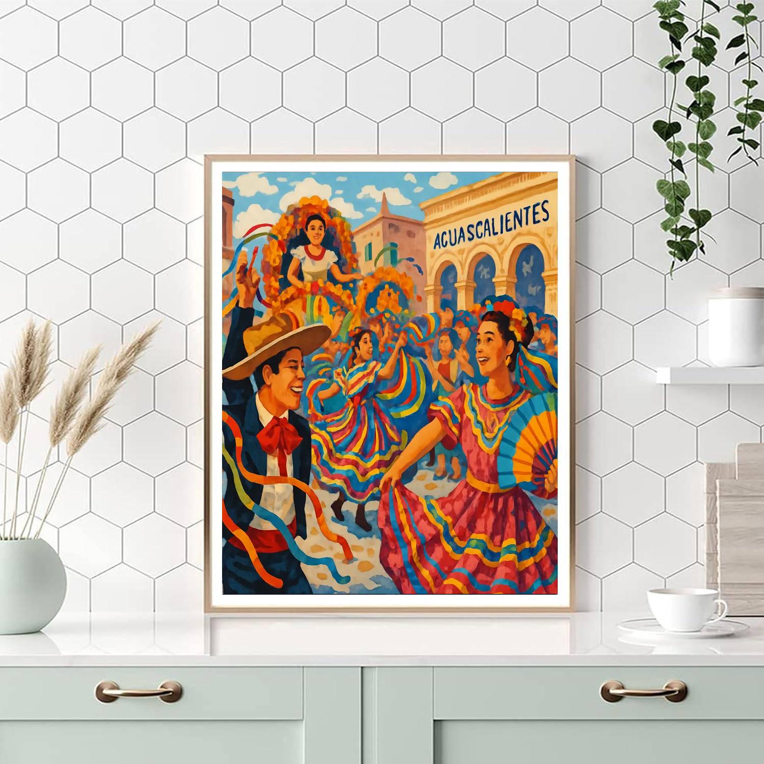Feria Nacional De San Marcos - Aguascalientes, Mexico Paint By Numbers Art