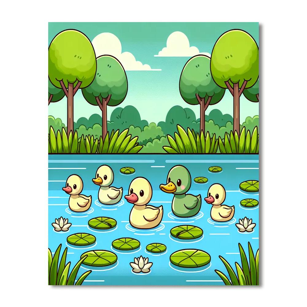Quiet Quackers Numbered Painting Kits