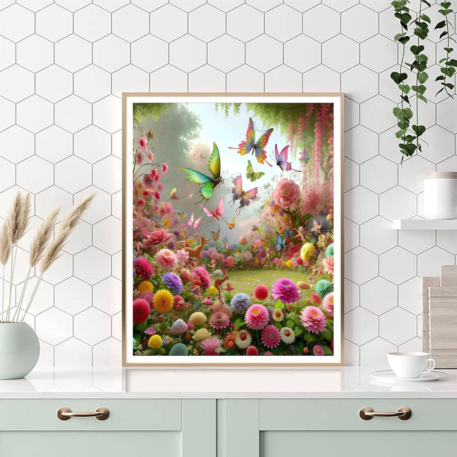 Mystical Garden Wonders Painting By Numbers Kit