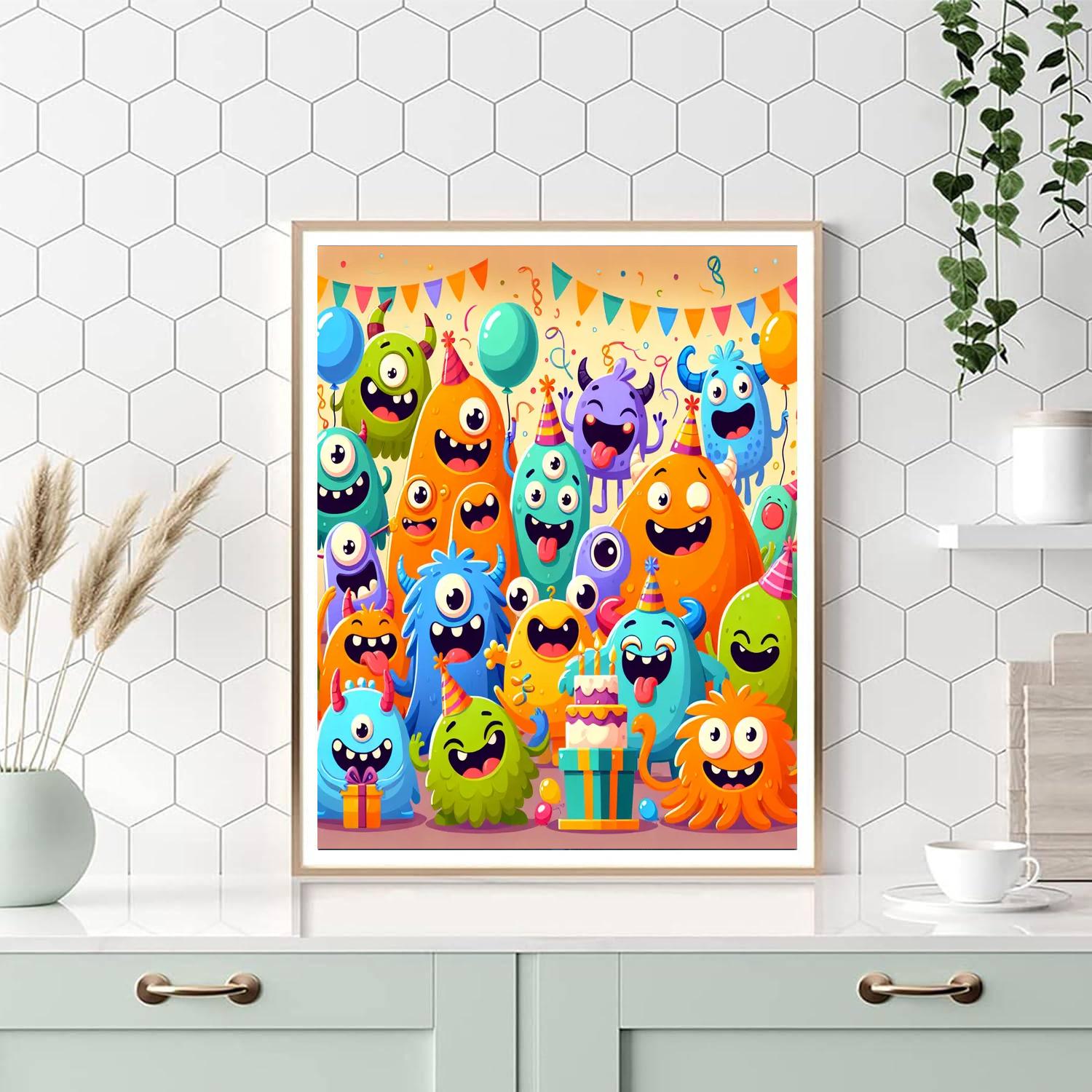 Magical Monster Mash Paint By Number