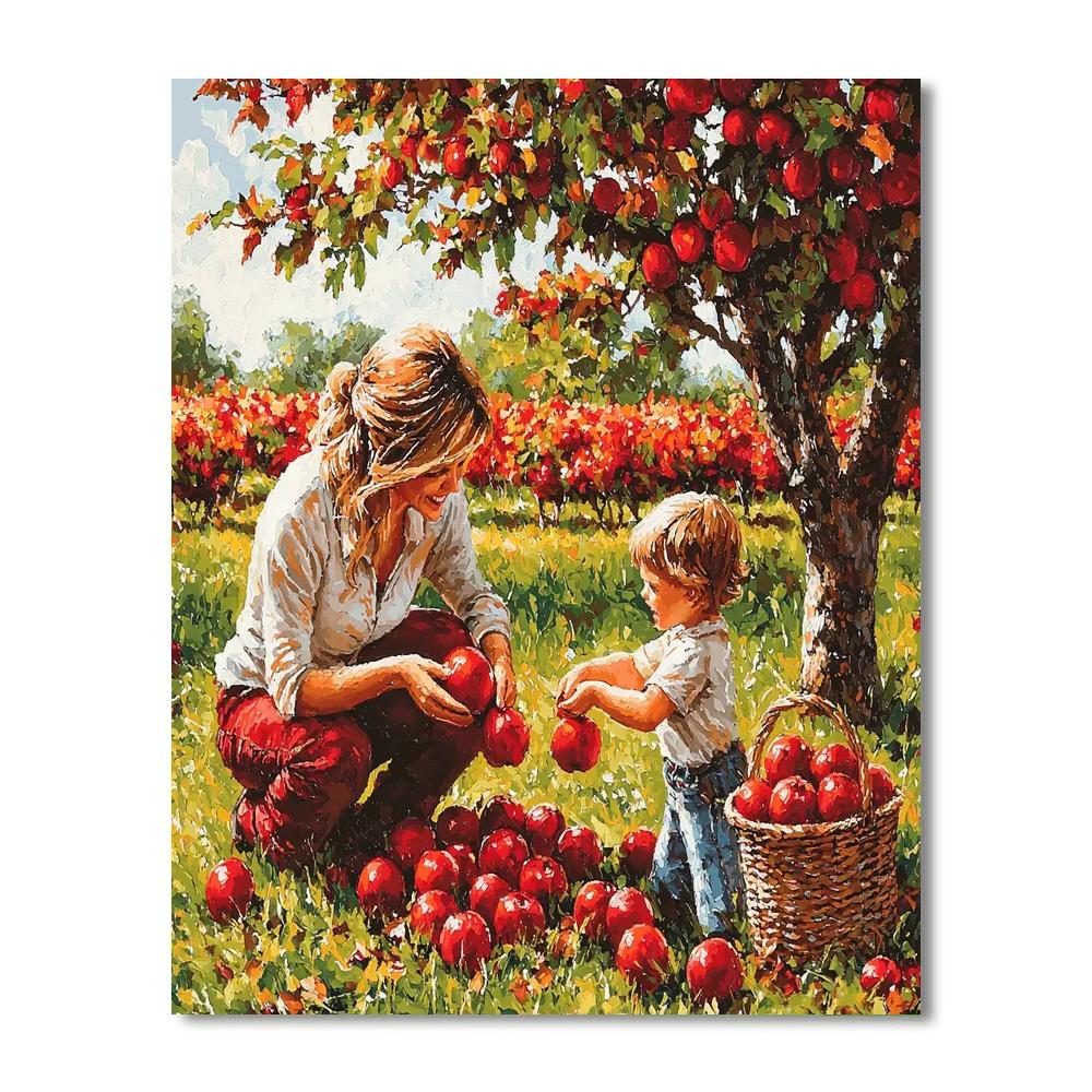 An Afternoon In The Orchard Painting Number Kit