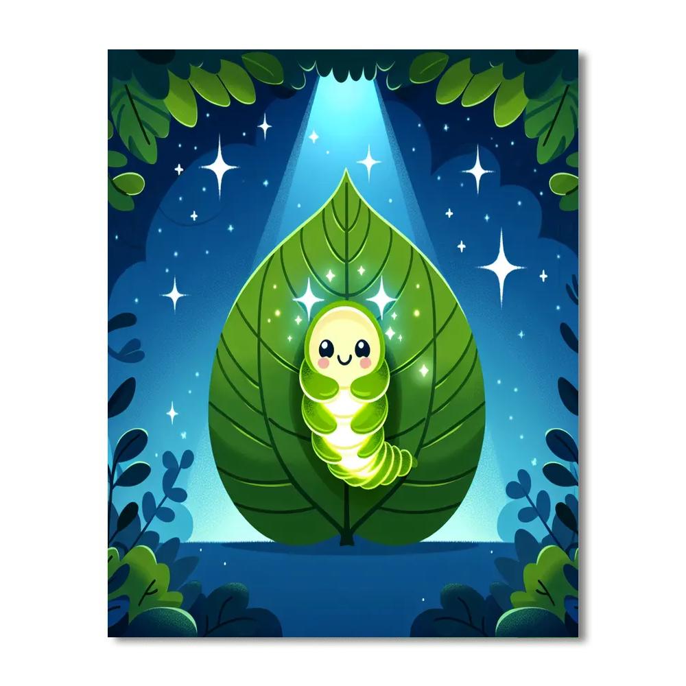 Glowing Glowworm Paint By Color