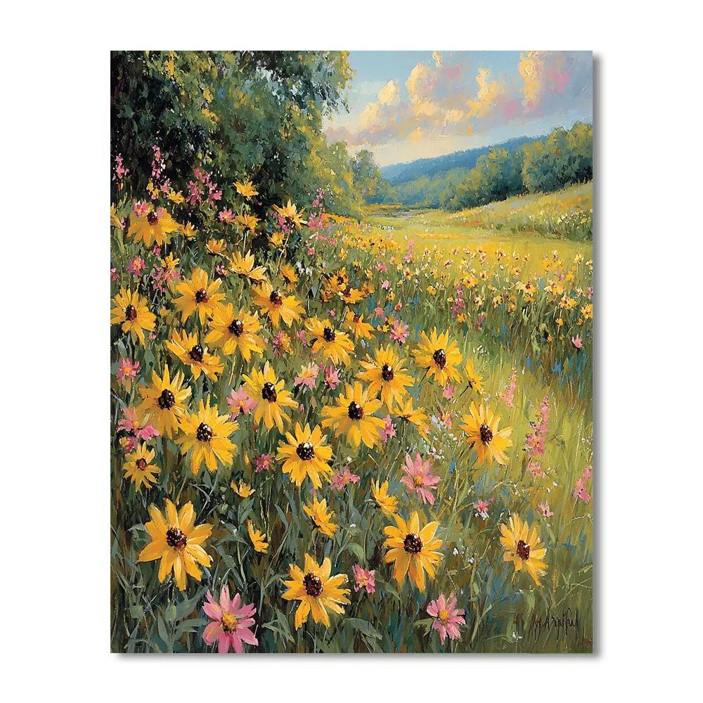 Memories In Bloom DIY Paint By Numbers