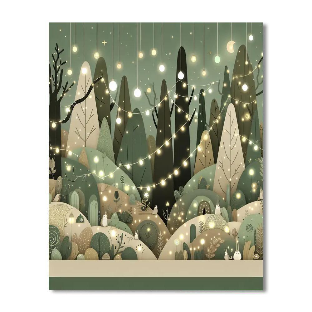 Forest Fairytales Paint By Numbers Art