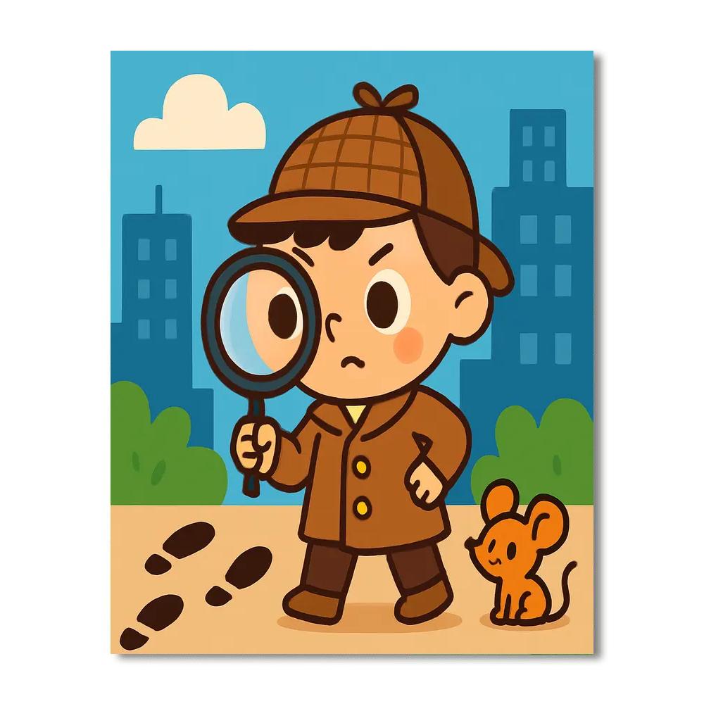 Little Detective Adventures Painting By Numbers Kit