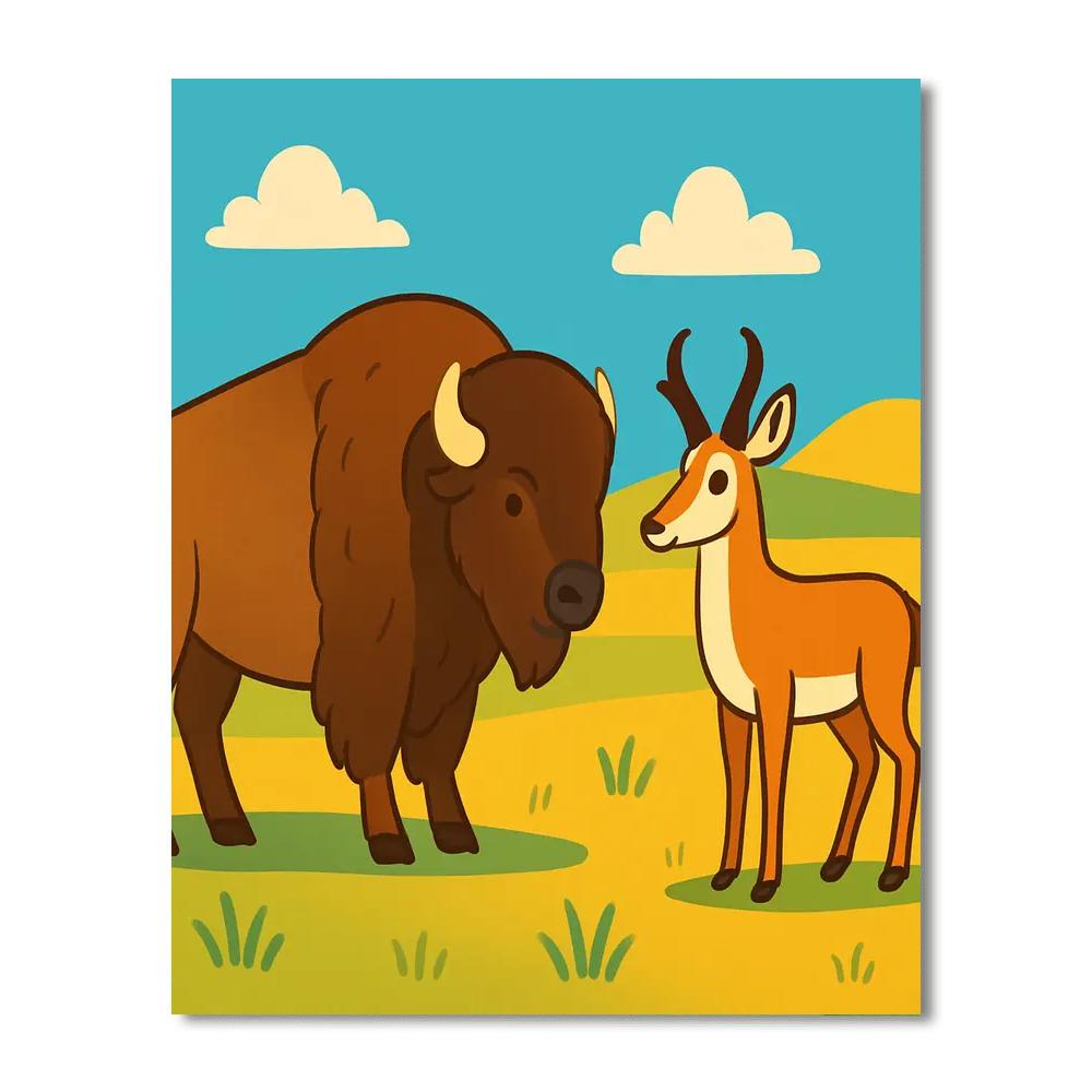 Peaceful Plains Paint By Numbers Kits