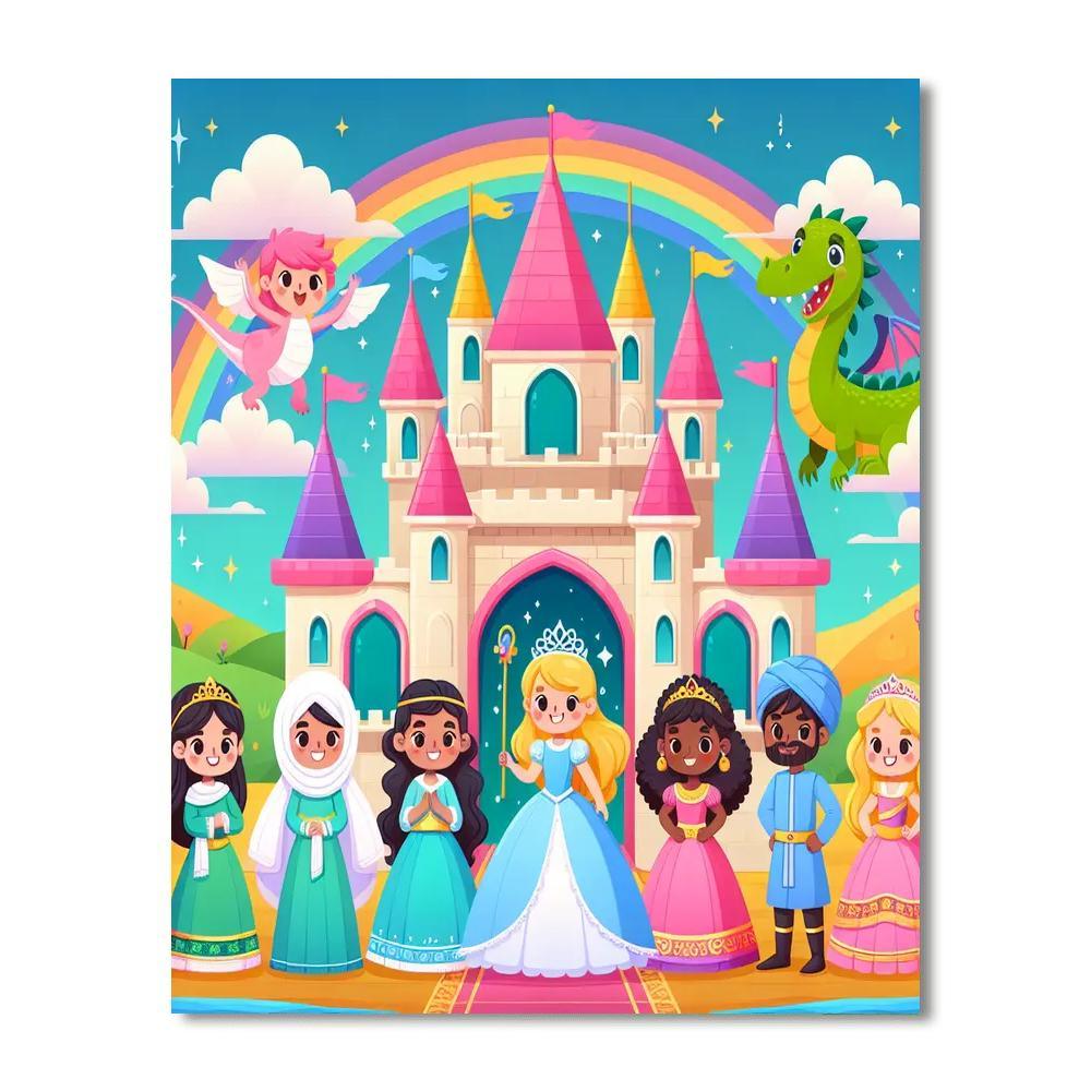 Charming Fairytale Adventure Paint By Number