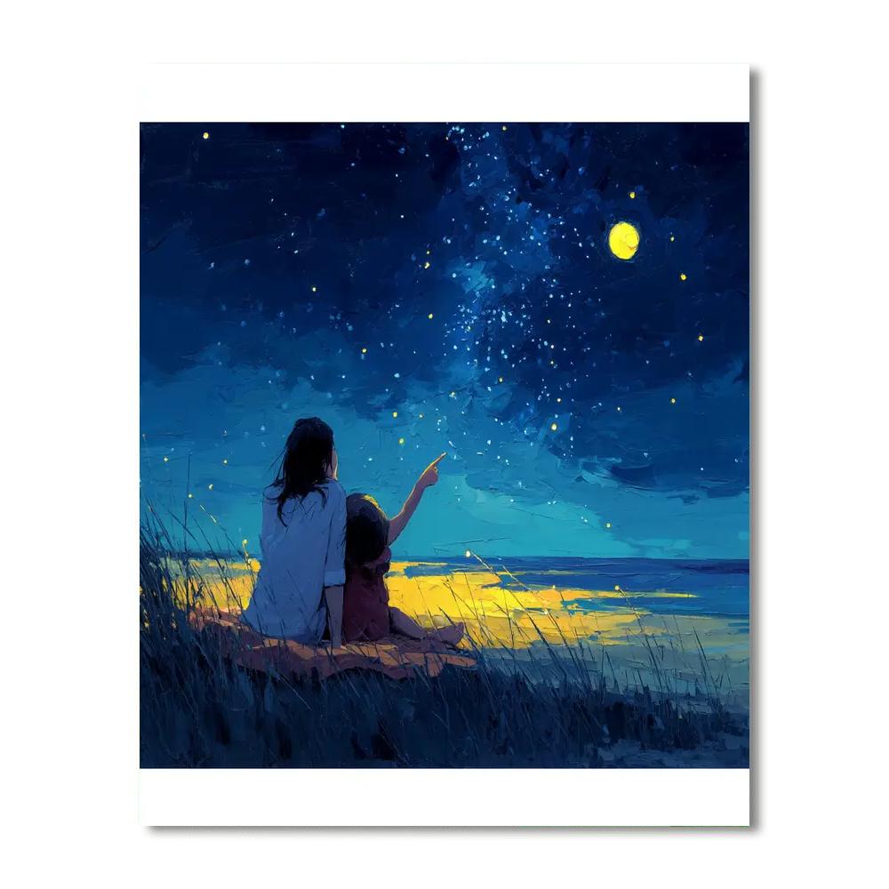 Stars In Our Eyes Number Painting