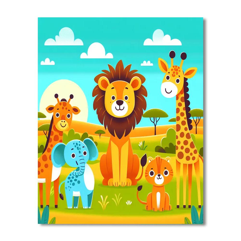 Super Safari Expedition Paint By Numbers