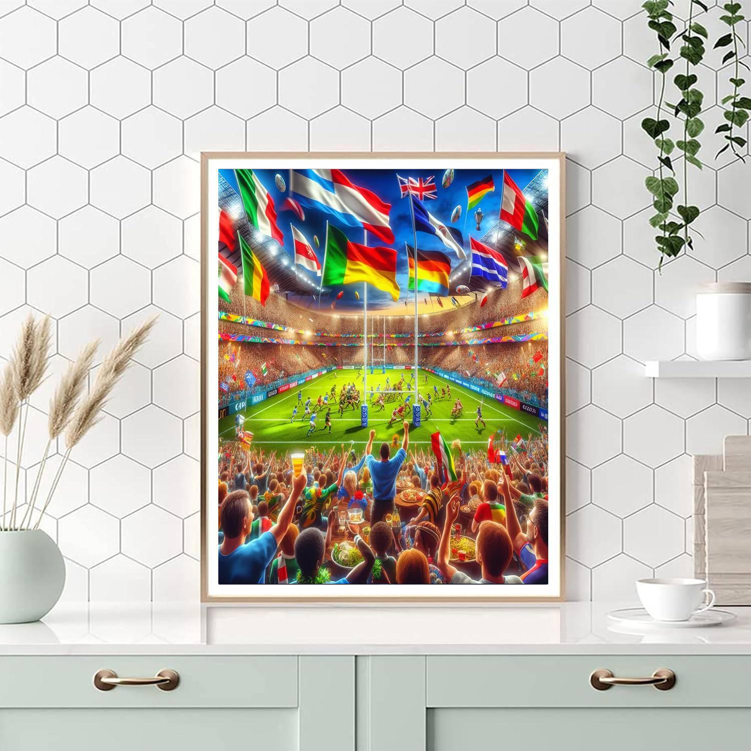 Rugby World Cup - Various Locations Worldwide Paint By Numbers Kits