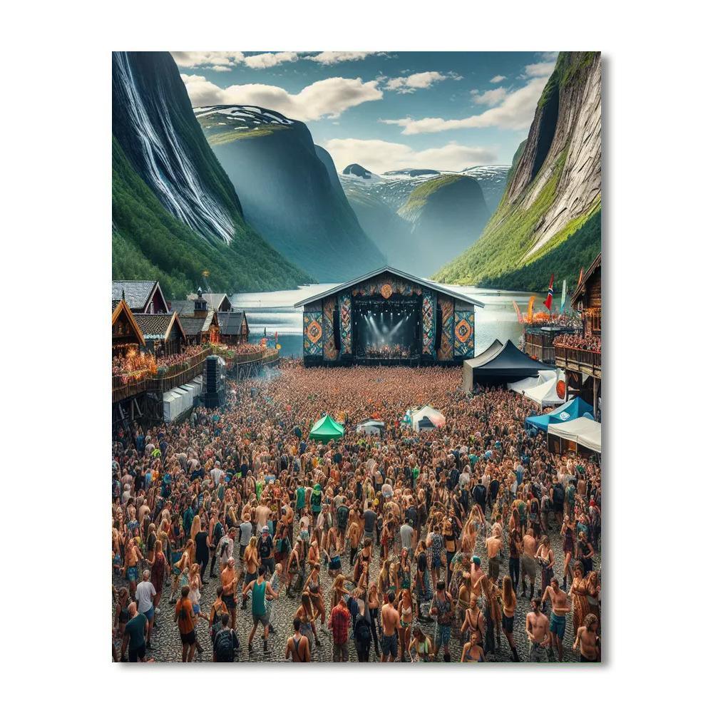 Bergen Fest DIY Paint By Numbers