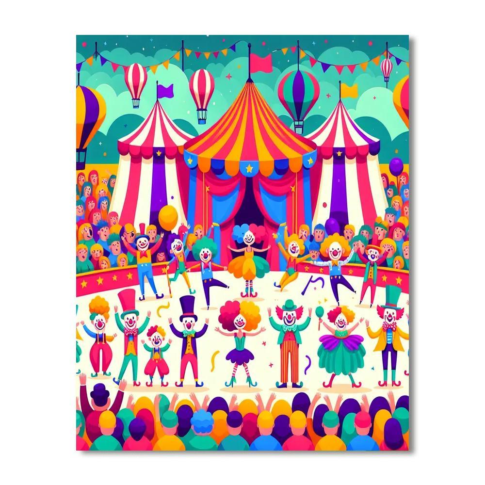 Magic Circus Paint By Number