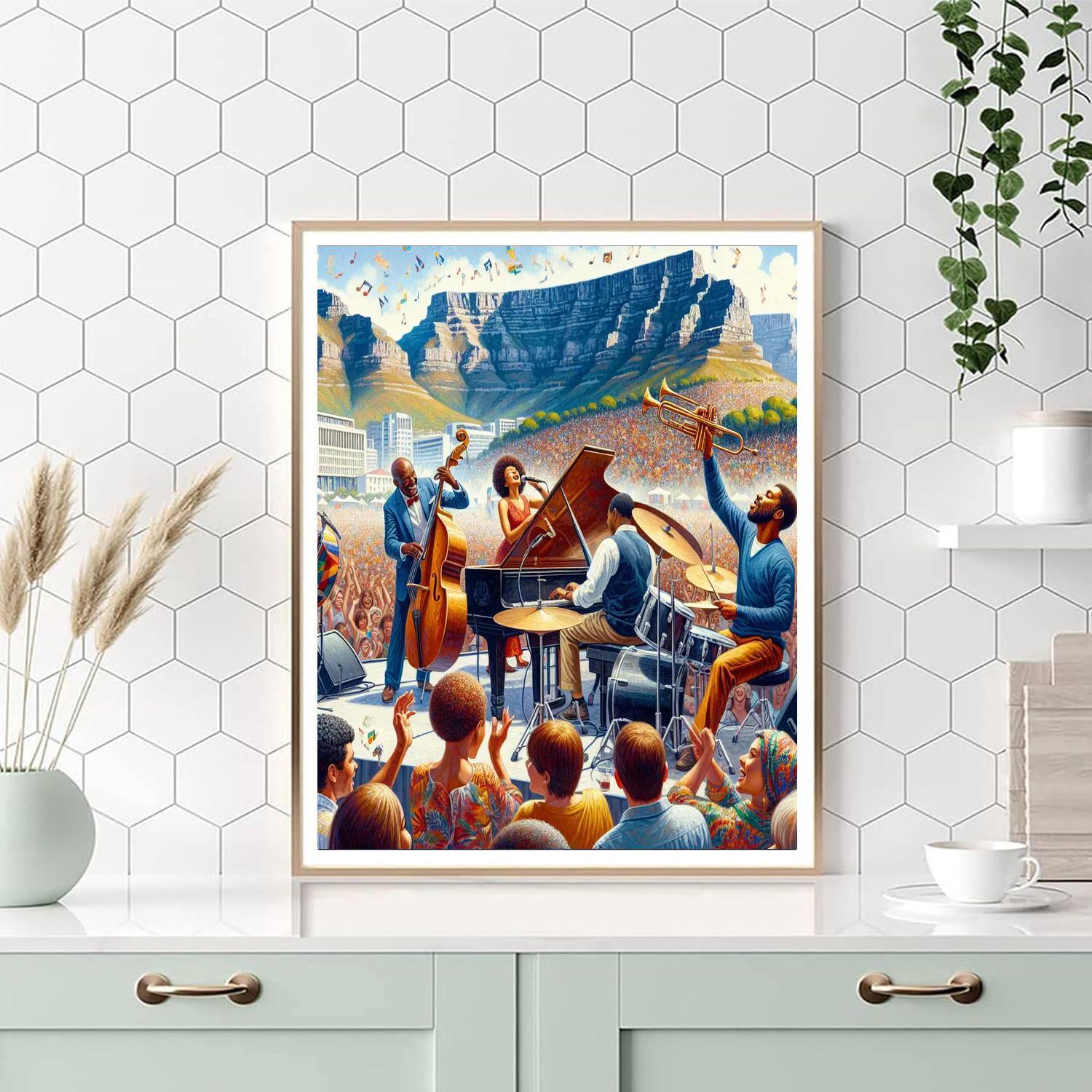 Cape Town International Jazz Festival - Cape Town, South Africa Numbered Painting Kits