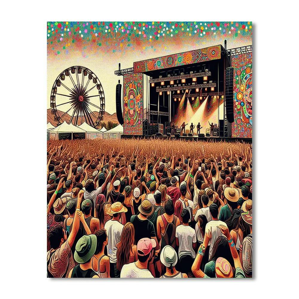 Lollapalooza Music Festival - Usa Number Painting