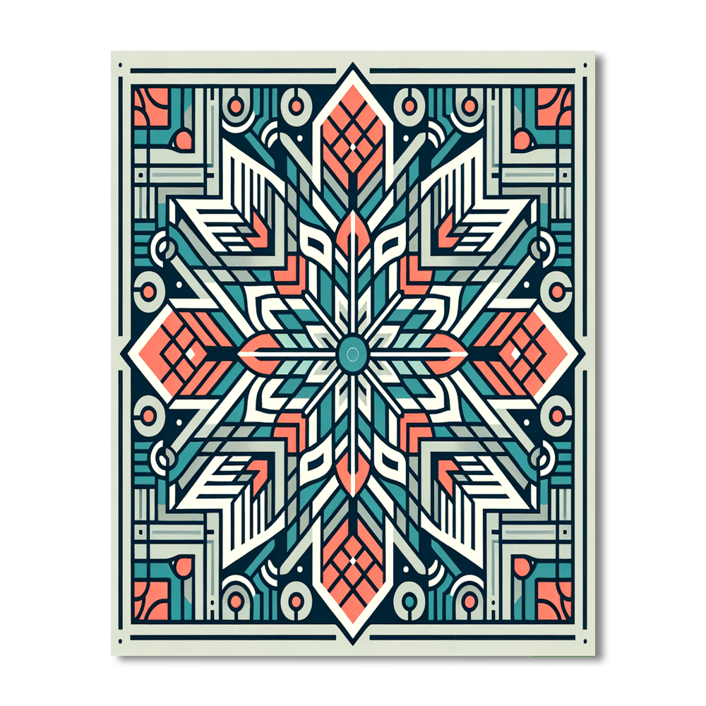 Infinite Geometric Patterns Paint By Number