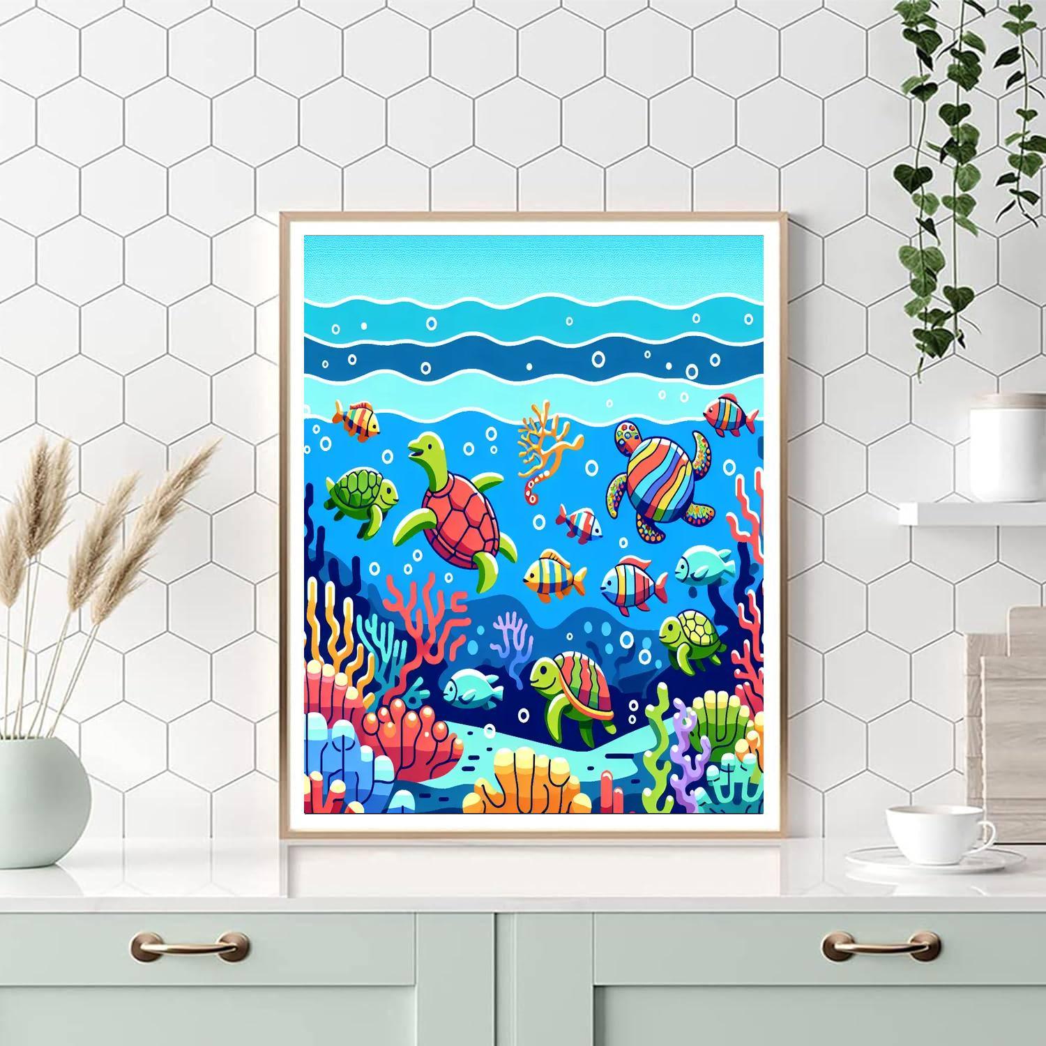 Under The Sea Gala DIY Paint By Numbers