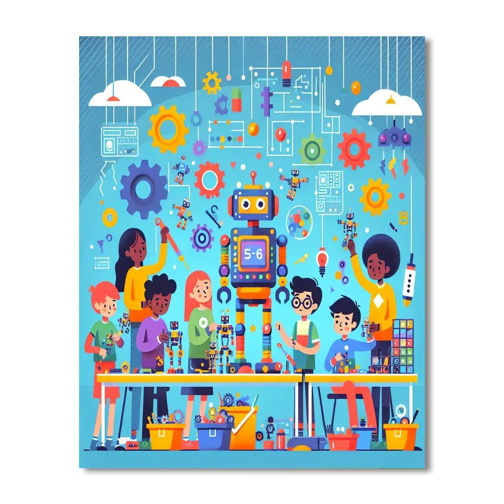 Robotic Innovators Lab Painting Number Kit