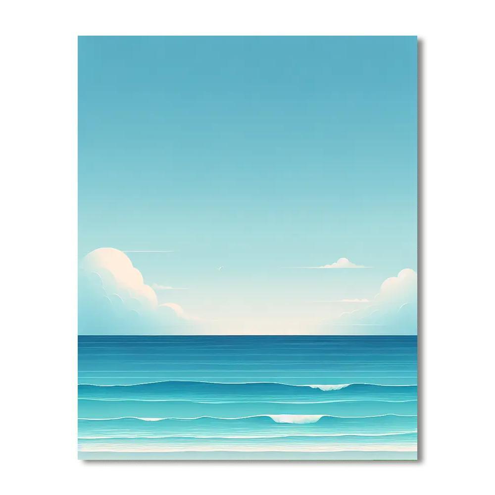 Enchanting Ocean Horizon Painting By Numbers Kit