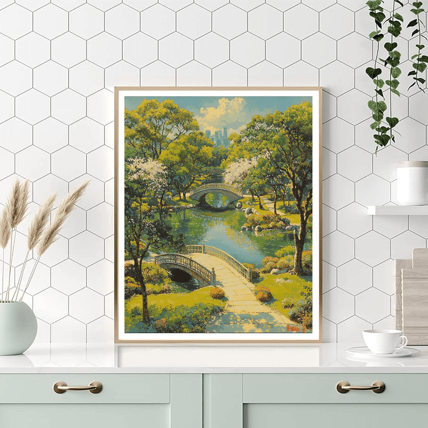 Shinjuku Gyoen National Garden - Japan DIY Paint By Numbers