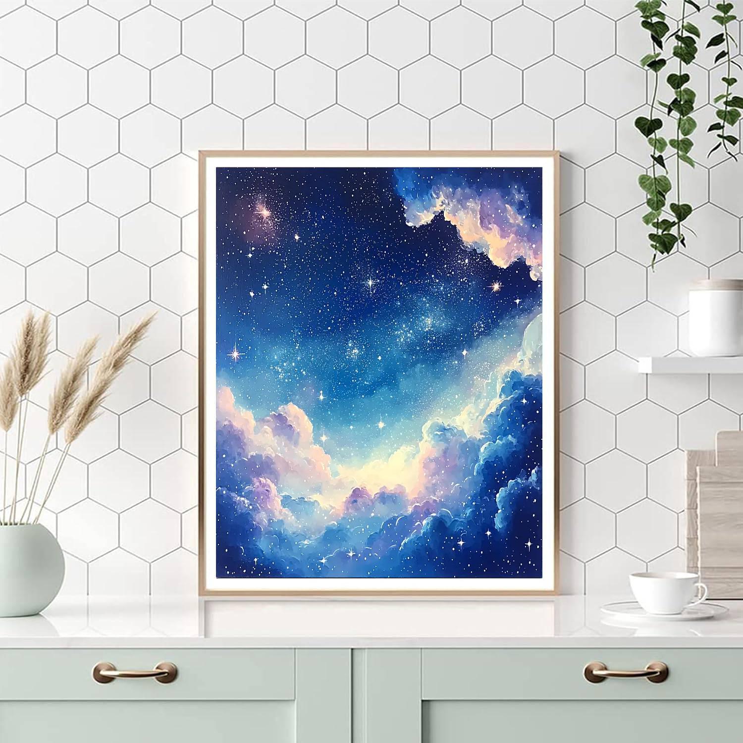 Michelangelo Inspired Astral Voyage  Numbered Painting Kits