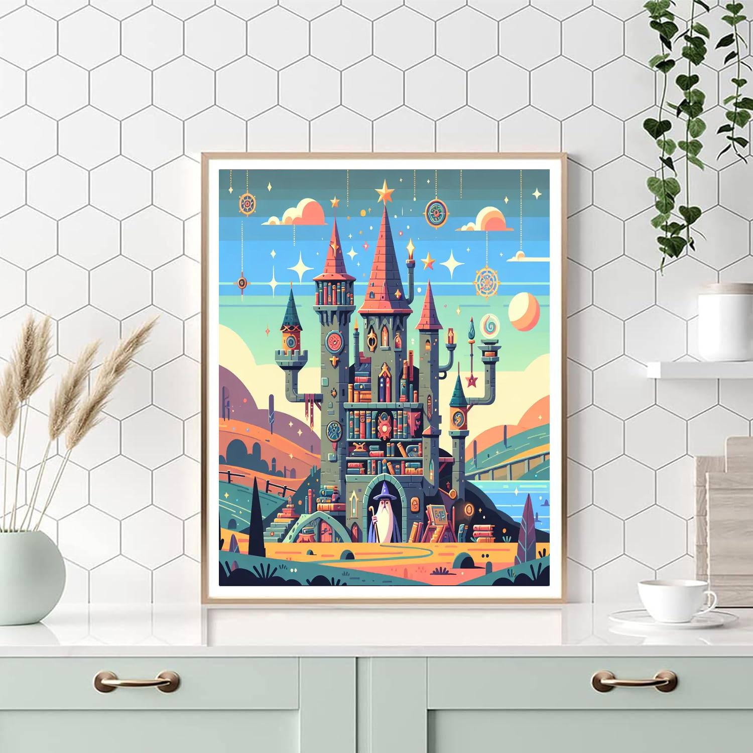 Adventure In Wizard's Tower Numbered Painting Kits