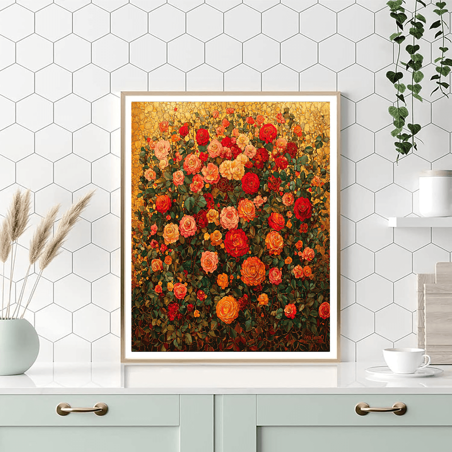 Gustav Klimt Inspired Budding Dreams  Paint By Numbers Kits