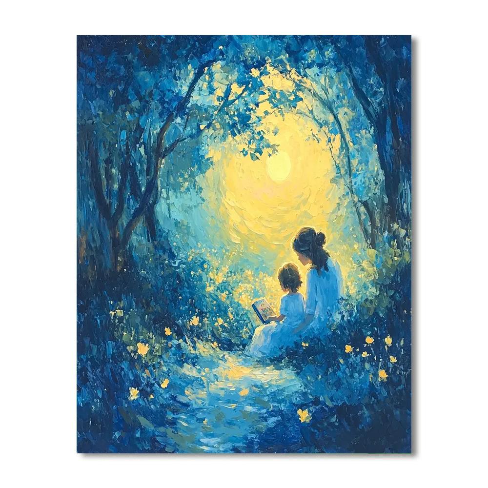 Evening Storytime Painting By Numbers Kit