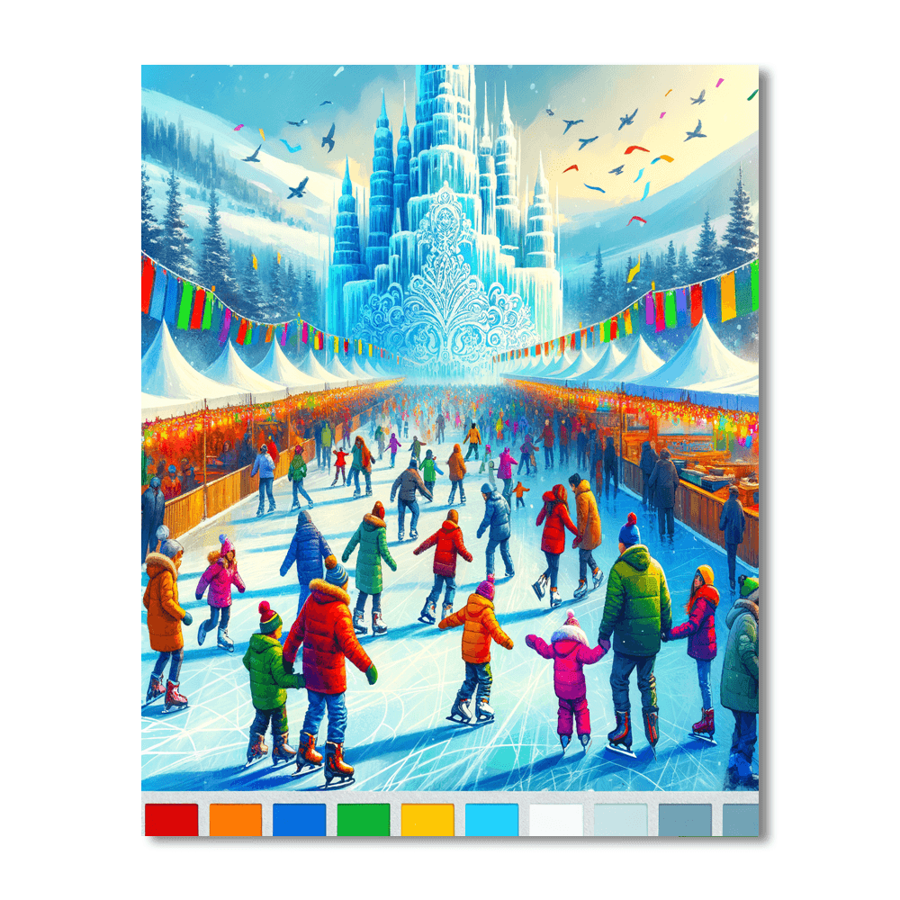 Winterlude DIY Paint By Numbers