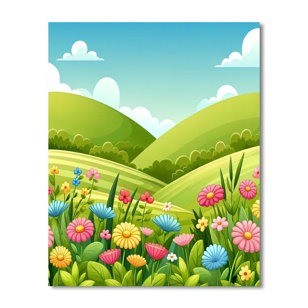 Majestic Meadows Paint By Numbers Art