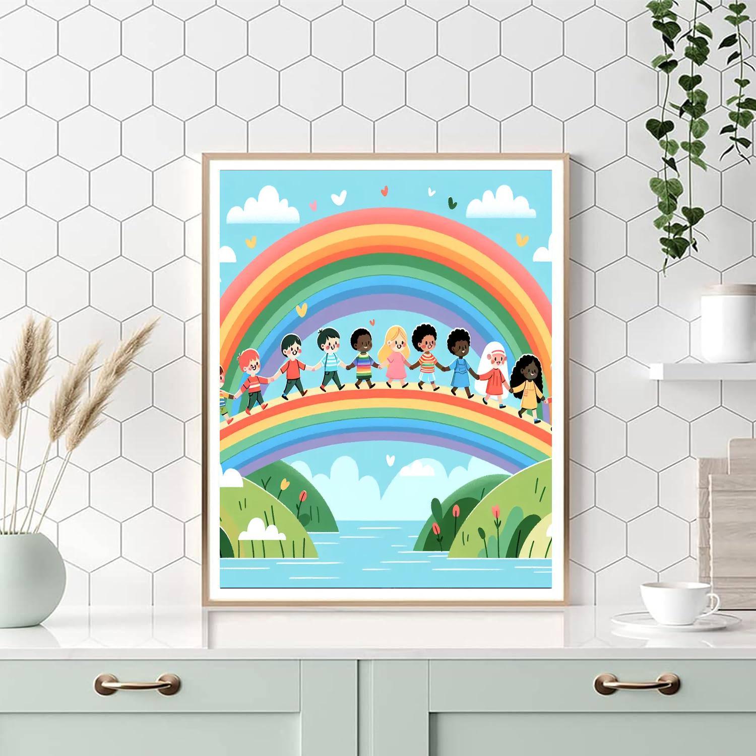 Rainbow Bridge Journey Paint By Number