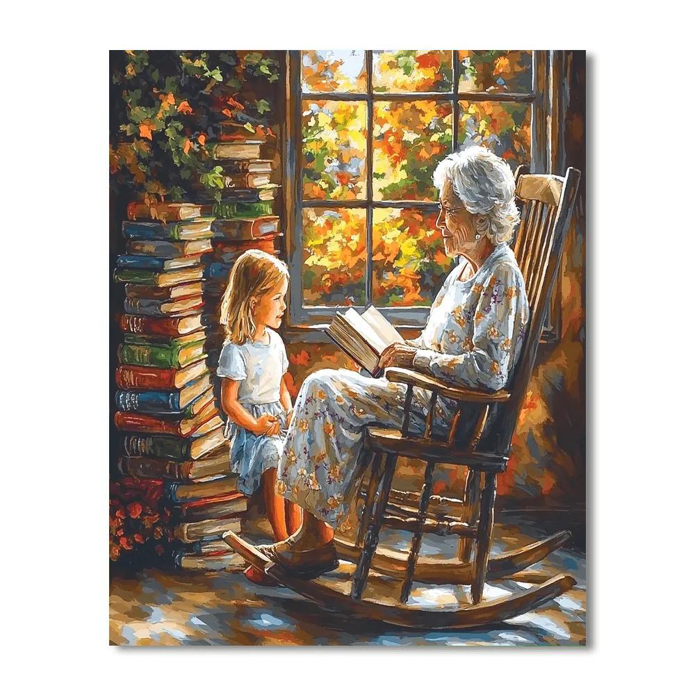 Whisper Of Generational Wisdom Number Painting