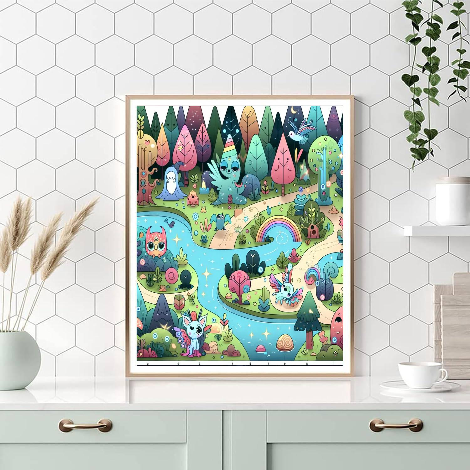 Adventure In The Magic Forest Paint By Numbers Kits