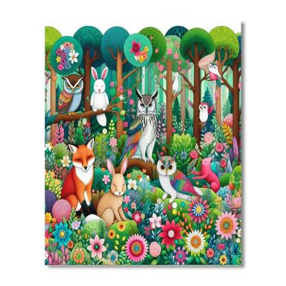 Mystical Woodland Adventure Paint By Numbers Kits