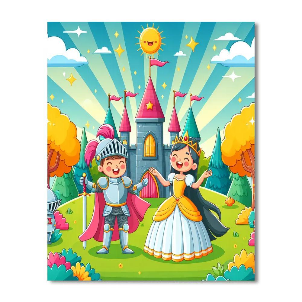 Royal Adventures In Fantasy Land Painting By Numbers Kit
