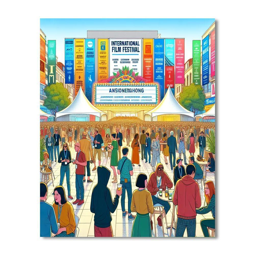 International Film Festival Rotterdam - Netherlands Numbered Painting Kits