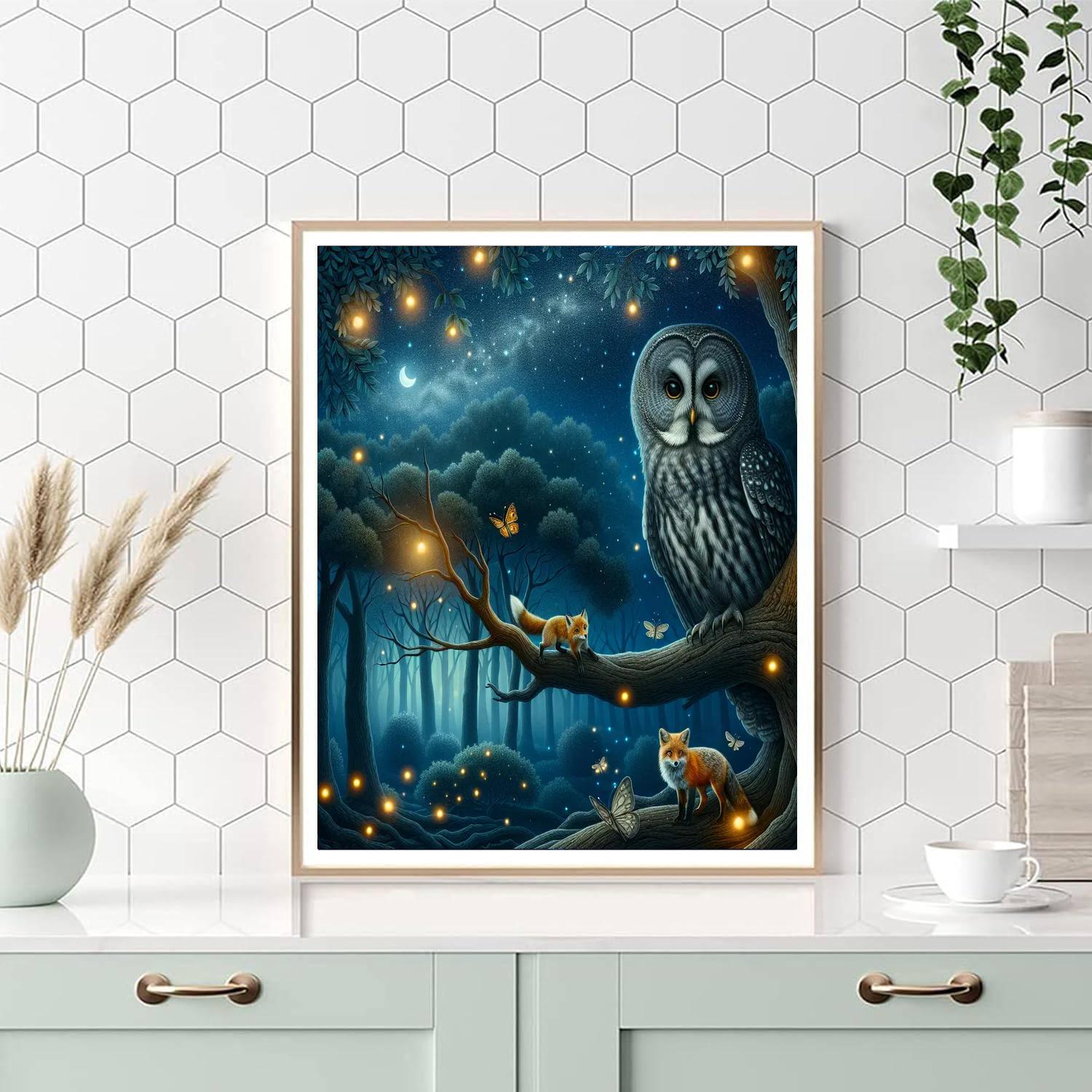 Mystical Creatures Of The Night Paint By Number