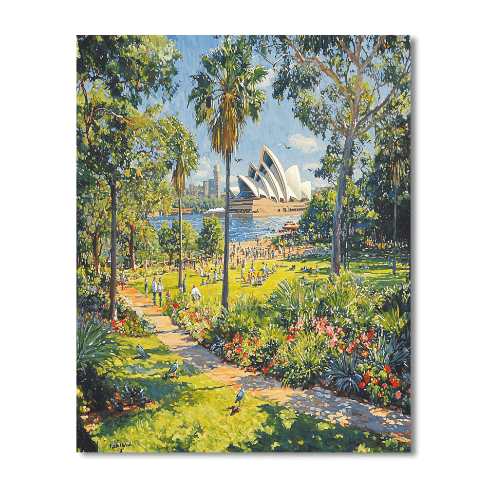 Royal Botanic Gardens Paint By Numbers