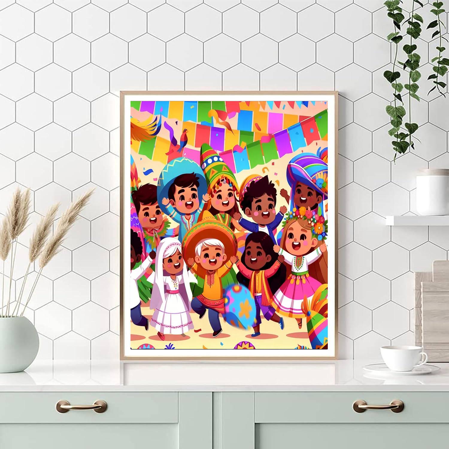 Festival Fun Painting By Numbers Kit