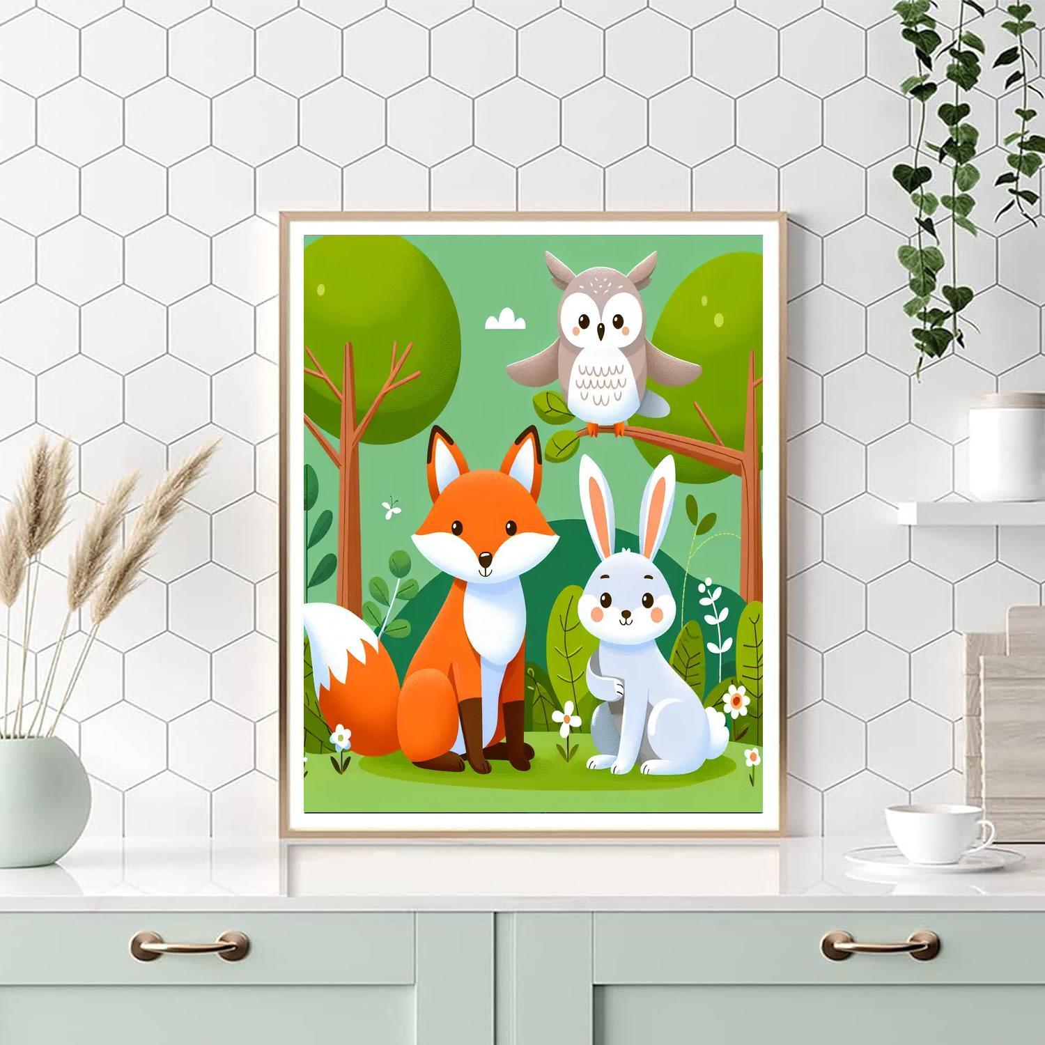 Adventures With Forest Friends Paint By Number