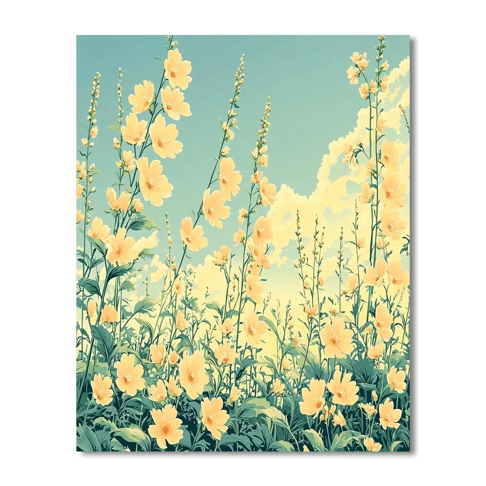 Utagawa Hiroshige Inspired Floating On The Breeze  Number Painting