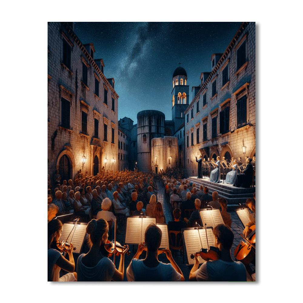 Dubrovnik Summer Festival - Croatia Paint By Numbers Kits