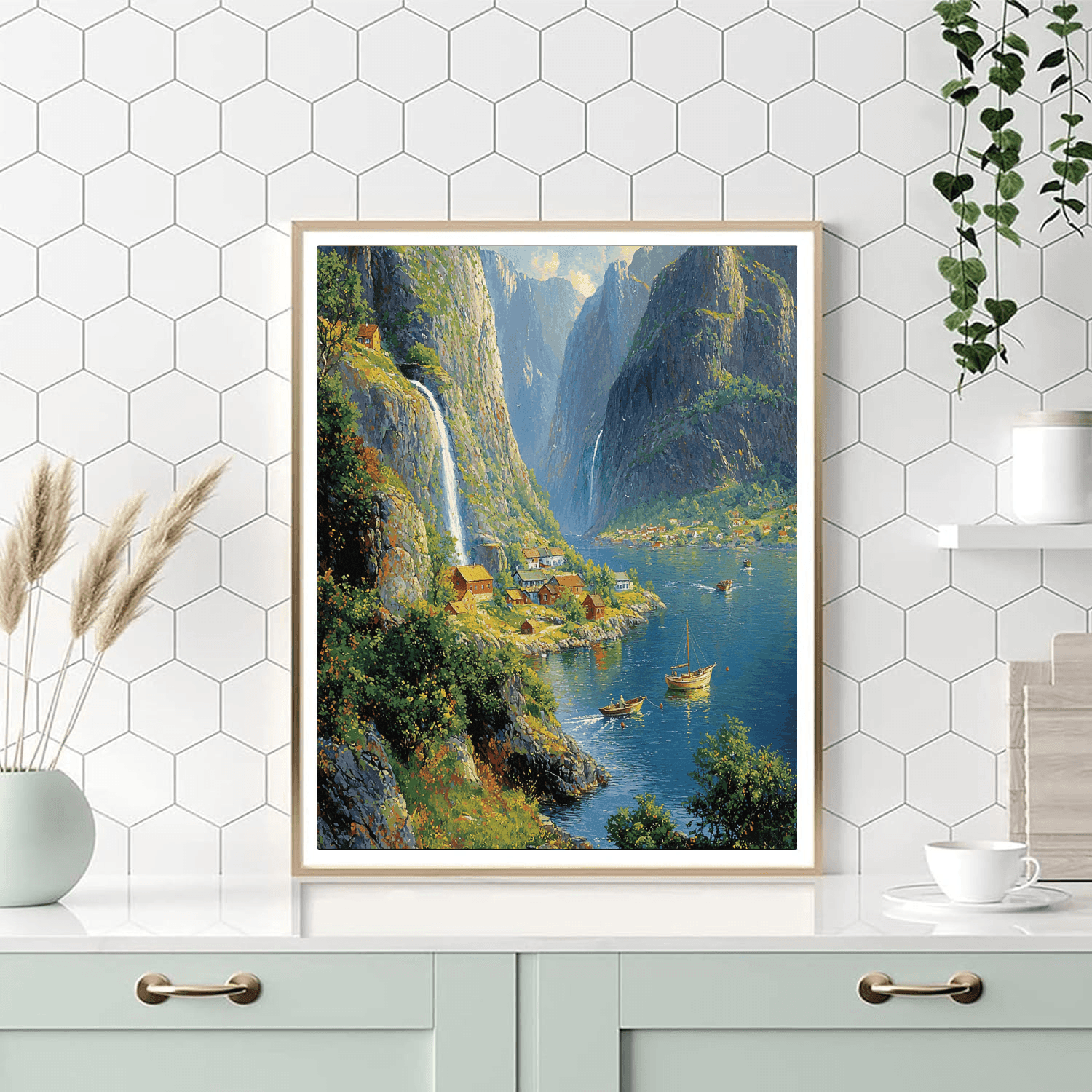 Fjords Of Norway Paint By Numbers